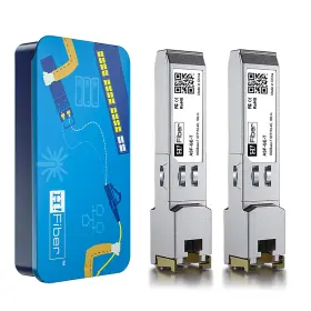1.25g H Fiber.com 602693072144 Sfp To Rj45 Module 1000base-t Copper Ethernet Transceiver