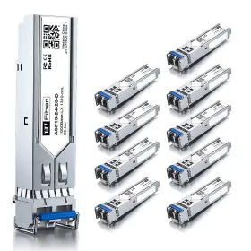 Asf13-24-10-d-csc H Fiber.com 10pcs 10 Pack 1.25g Single Mode Sfp Lc Module 1000base-lx/lh Transce