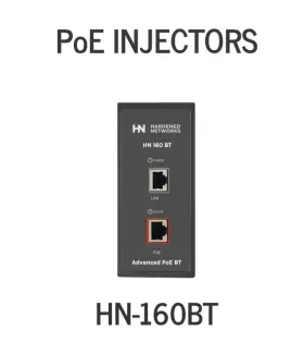 Hn-160bt Hardened Networks Aa02285 1 Port Poe Injector Ver 2.0