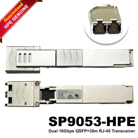 838327-b21 Hewlett Packard Enterprise Hpe 838329-001 Lot Of 2 10gbase-t 2x Rj-45 Connectors 30m Qsfp Transceiver