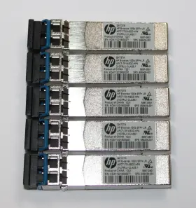 Afct-701asdz-hp4 Hp / Avago Qk727a Lot Of 5 - Hp/avago 10gb Sfp Lr Transceiver