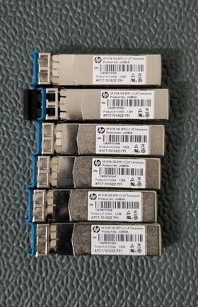 Hp Jc860a Lot Of 6 Oem Genuine S136 10g Sfp Lc Sr Transceiver 10ge 10gb