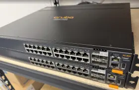R8q68a Hp Aruba 6200m 24g Poe 4sfp Switch - Great Condition W 1 Psu Included