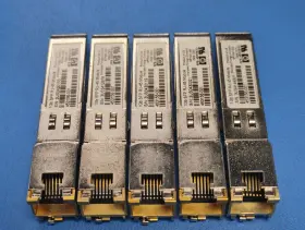 453578-001 Hpe Lot Of 5 1gb Base-t Rj-45 Sfp Transceiver