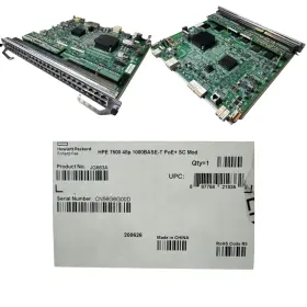 Jg663a Hpe 7500 48p 1000base-t Poe Sc Mod New Open Box Switch Only