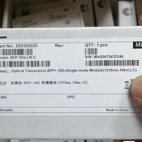 Sfp-10g-lr-c Huawei 02312uug New 1310mm 10km Lc Single Module