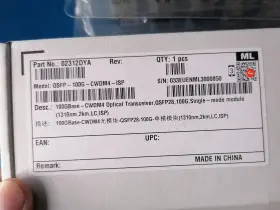 Qsfp-100g-cwdm4-isp Huawei New 02312dya 100gbase 1310nm 2km Lc Isp Single Module