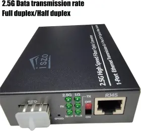 20km I Szo 794697877464 2.5g Sfp Port Transceiver Media Converter Sm Rj45 100m/1000m/2.5g Adapti