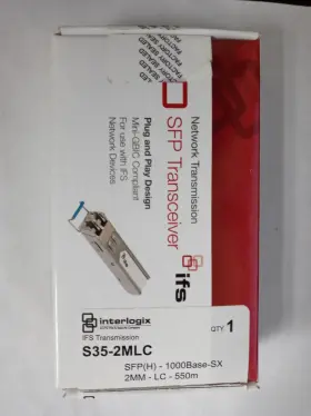 S35-2mlc Ifs Ifp Interlogix Sfp Transceiver Gigabit 2 Fiber Mini Gbic 1000base-sx