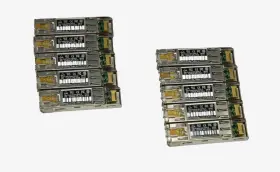 V23848-m15-c56w Infineon Lot Of 10 Isfp Gbe/fc Trirate 1310nm 10km Transceiver