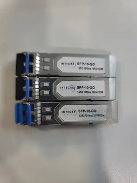 Sfp-10-gd Integra Networks Lot Of 3 Sfp Transceiver Module 1.25g 1310nm 10km Ddm