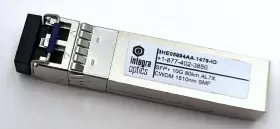 3he05894aa.1479-io Integra Optics Lot Of 2 10g 80km Al7x Sfp Transceiver Module