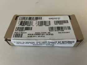 E10gsfpsrg1p5 Intel Ethernet Sfp Sr Optics 1g/10g Version G17046-006 Brand New