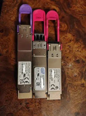 Ftcd4321p2cfr Intel Finisar Qsfp 100gbps - 400gbps Network Switch Modules Lot Of 3