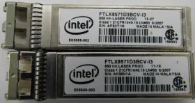 Ftlx8571d3bcv-i3 Intel Lot Of 2 10g Sfp Transceiver Module