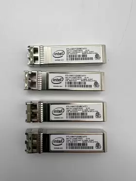 Ftlx8571d3bcvit1 Intel 10g Sr 850nm Sfp Transceiver Lot Of 4