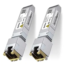10g-sfp-t Ipolex 2pcs Sfp To Rj45 10gb Module Support 1g/2.5g/5g/10gbase-t Comp