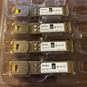 Asf-ge-t1 Ipolex Asf-ge-t 1000base-t Sfp 100-m Rj-45 Pack Of 4