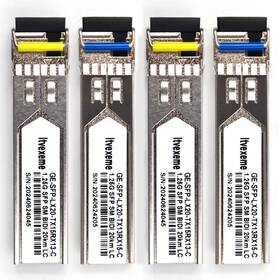 Itvexeme 749877316042 2 Pairs 1.25g Bidi Sfp Network Transceiver Module 1.25 Gigabit Single Mode