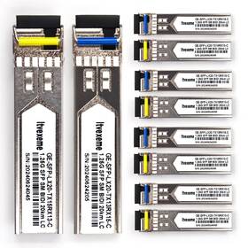 Itvexeme 749877318626 5 Pairs 1.25g Bidi Sfp Network Transceiver Module 1.25 Gigabit Single Mode