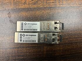 Jdsu Sfp-2125 Lot Of 2 Jds Uniphase Optical Tx Transceiver Sun # 3705211-01