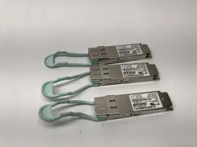 740-062254 Juniper 3 Lot Genuine Qsfpp-40ge-lx4 Om3 100m Smf Transceiver - Vgc