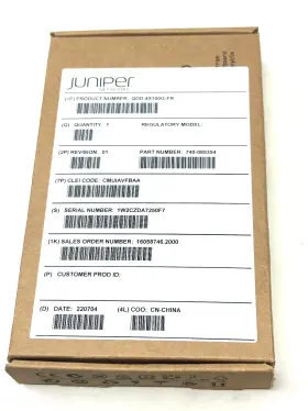 Qdd-4x100g-fr Juniper 740-085354 Rev 01 Smf 1310nm 2km Cmuiavfbaa