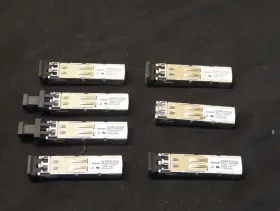Sfp-1ge-sx-c Juniper Afbr-5715pz Lot Of 7 Avago Transceivers
