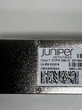 Qdd-400g-lr4-10 Juniper 400g 10km Long Reach Smf
