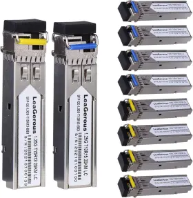1000bas Leagerous 445047047084 5 Pairs Bidi Sfp Network Transceiver Module 1.25 Gigabit Single Mode Lc