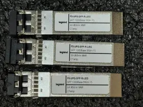 F5-upg-sfp-r-leg Legrand Lot Of 3 Sfp 850nm Sx Mmf 550m 1000base Ddm