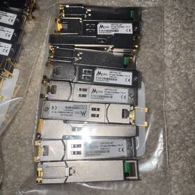 Menara Networks 031508327313 Lot Of 10 Abtc02n-bt 10/100/1000base-t Sfp Rj45 Transceiver