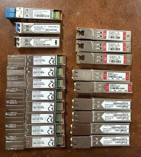 Mixed Brands Cfp1sfp1-2605g Lot Brand Sfp Transceiver Modules Cisco Fortinet Juniper Hp 1gb Lc Rj45