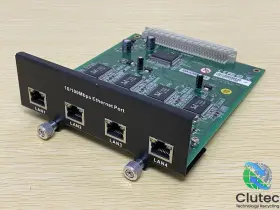 Da-ln04-rj Moxa Pcb Quad Port 10/100 Mbps Ethernet Interface Ver 1.1