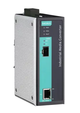 Imc-101g Moxa Industrial 10/100/1000basetx To 1000basesx/lx/lhx/zx Media Converter