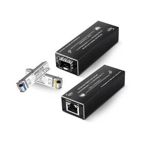 Mxtgifar Lnk-m3011pd-sfp Mini Gigabit Fiber Media Converter Pair 10/100/1000mbps With Matched Sfp Modu