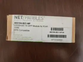 453154-b21-np Netpatibles Hp Compatible 1000base-tx Sfp Module For Rj45