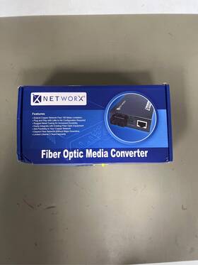 Networx Ft-1000sm20-st Gigabit Fiber Media Converter - 1000base-lx St Singlemode 20km 1310nm