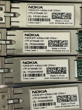 473544b.101 Nokia 10 X Forvb 9.8g Sfp 1330nm Optical Transciever 473544b.101 Nokia 10 X Forvb 9.8g Sfp 1330nm Optical Transciever