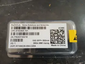 475336a.101 Nokia Aome 10g Sfp 850nm 300m Mm I-temp