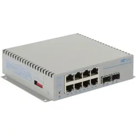 9581-0-28-9w Omnitron Systems Omniconverter 10gpoe /sx Poe 2xsfp/sfp 8xrj-45 1xdc Powere