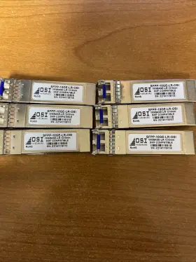 Sfpp-10ge-lr-osi Osi Sfp-10ge-lr-osi / Sfpp-10ge-lr 1310nm Smf Compatible Lot Of 6 Mint Condition