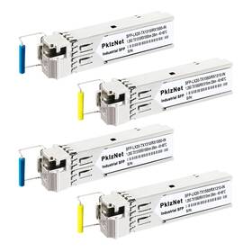 Pklznet 768346618968 4pcs 1.25g Bidi Sfp Single Mode Industrial Fiber Module Network Transceiver