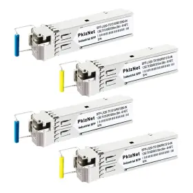 1.25g Pklznet 768346618968 4pcs Bidi Sfp Single Mode Industrial Fiber Module Network Transceiver