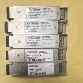 Precision Optical Transceivers 769395-pre Xfp-c51-80-x 10g Xfp Cwdm Modules Lot Of 5