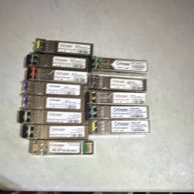 Precision Optical Transceivers Pre-sfp10g-sr-csco Sfp 10gbps Lc Lot Of 13 Cisco Juniper Fujitsu