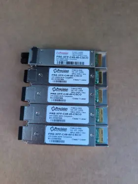Pre-xfp-c49-40-csco Precision Optical Transceivers 10g Xfp Cisco Lot Of 5