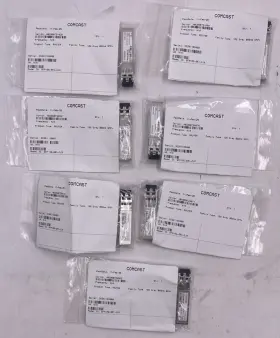 Sfp10g-sri-cjx Precision Lot Of 7 Optical Transceiver Module