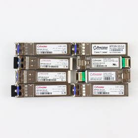 Precision Spf10g-10i-cjx Lot Of 8 Sfp Lr 1310nm 10g 10km Smf/lc Transciever