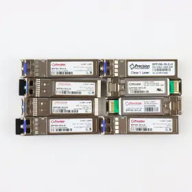 Spf10g-10i-cjx Precision Lot Of 8 Sfp Lr 1310nm 10g 10km Smf/lc Transciever